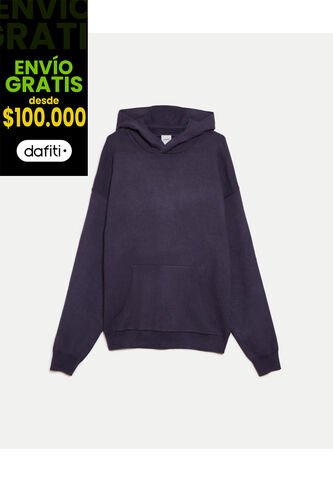 Buzo Tejido Con Capota  Para Hombre Azul Atmos Atmos