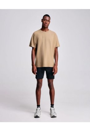 Camiseta Para Hombre Manga Corta Color Café Claro Marca Atmos #32090122