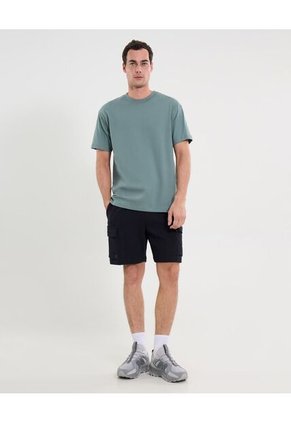 Camiseta Para Hombre Manga Corta Cuello Redondo Color Verde Marca Atmos #32090225