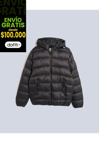 Chaqueta Acolchada  Para Hombre Negro Atmos Atmos