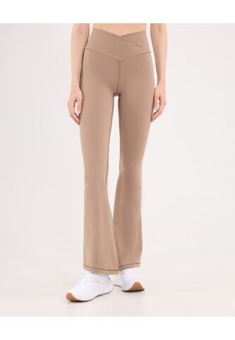 Leggings Flare Aerius Skin  Para Mujer Mocca Atmos Atmos
