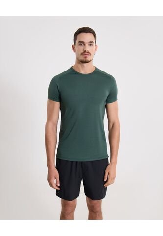 Camiseta Para Hombre Manga Corta Cuello Redondo Color Verde Marca Atmos #32090257 Atmos