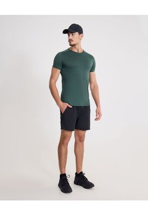 Camiseta Para Hombre Manga Corta Cuello Redondo Color Verde Marca Atmos #32090257