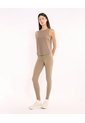 Leggins Pretina Cruzada Aerius Skin  Para Mujer Mocca Atmos de Atmos