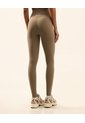 Leggins Pretina Cruzada Aerius Skin  Para Mujer Mocca Atmos de Atmos
