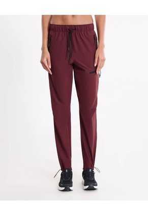 Pantalón Outdoor Básico Para Mujer  Deportiva  Color Vino Marca Atmos
