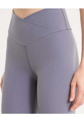 Leggings Flare Aerius Skin  Para Mujer Gris Atmos