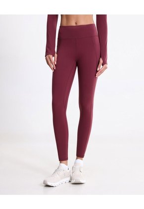 Leggins Pockets Aerius Soft  Para Mujer Vino Atmos