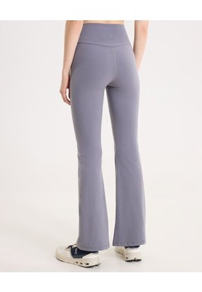 Leggings Flare Aerius Skin  Para Mujer Gris Atmos