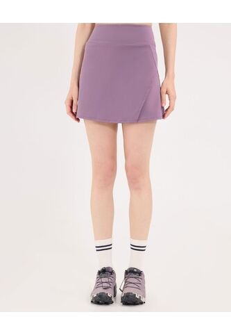 Falda Deportiva Con Biker Aerius Skin  Para Mujer Morado Atmos Atmos