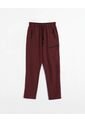Pantalón  Para Mujer Moda Color Vino Marca Atmos #31070105 de Atmos