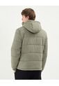 Chaqueta Puffer Capota Desmontable  Para Hombre Verde Atmos de Atmos