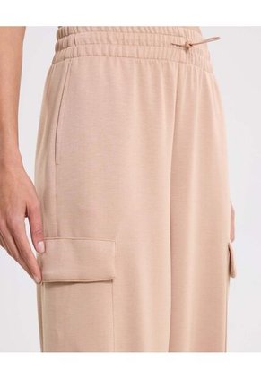 Jogger Cargo Plush  Para Mujer Beige Atmos