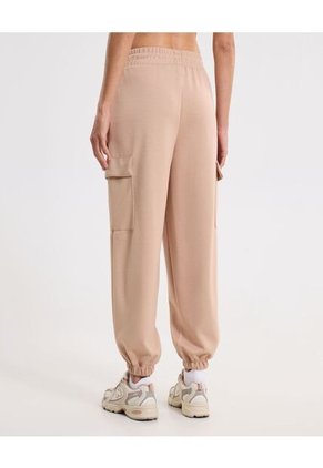 Jogger Cargo Plush  Para Mujer Beige Atmos