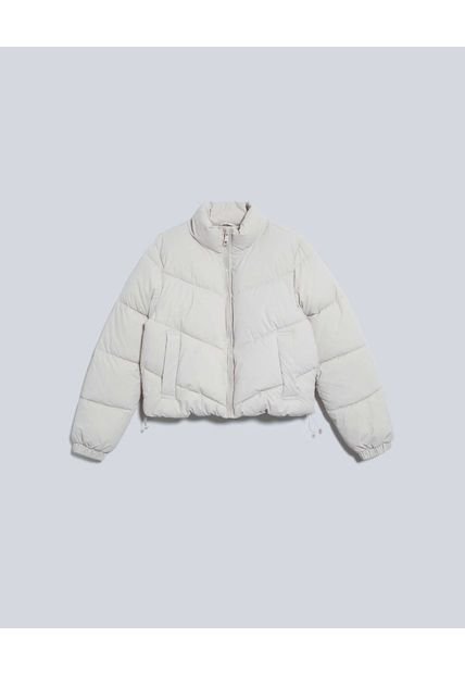 Chaqueta Para Mujer Acolchada Color Gris Claro Marca Atmos #31080041