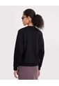 Buzo Básico Cuello Redondo Plush  Para Mujer Negro Atmos de Atmos
