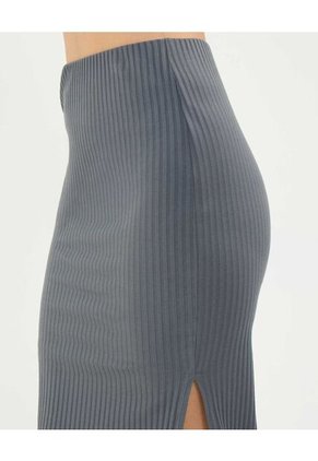 Falda Para Mujer Largo Color Gris Marca Atmos #31140015