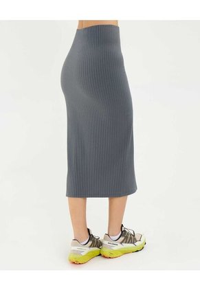 Falda Para Mujer Largo Color Gris Marca Atmos #31140015