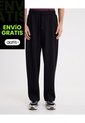 Pantalón Balloon Plush Confort  Para Hombre Negro Atmos de Atmos