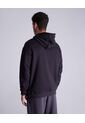 Buzo Hoodie Full Zipper  Para Hombre Negro Atmos de Atmos