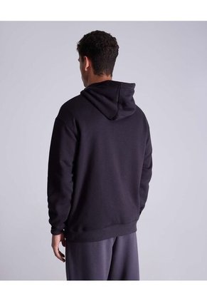 Buzo Hoodie Full Zipper  Para Hombre Negro Atmos