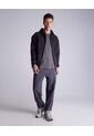 Buzo Hoodie Full Zipper  Para Hombre Negro Atmos de Atmos