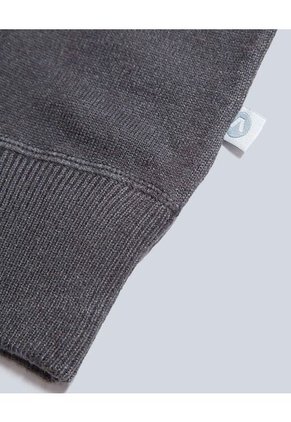 Saco Tejido Cuello Redondo  Para Hombre Negro Atmos