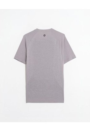 Camiseta  Para Hombre Manga Corta Cuello Redondo Color Gris Marca Atmos #32090286