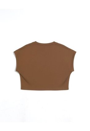 Camiseta  Para Mujer Crop Top Manga Sisa Color Verde Marca Atmos #31090336