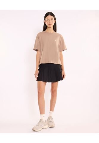 Falda  Para Mujer Corto Color Negro Marca Atmos #31140039 Atmos