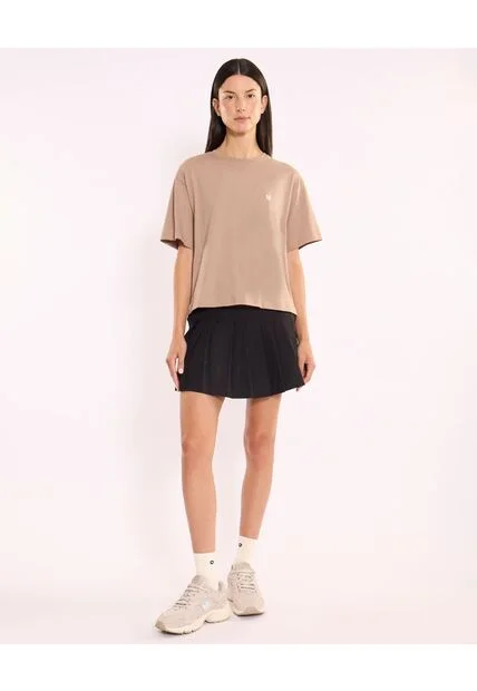 Falda  Para Mujer Corto Color Negro Marca Atmos #31140039