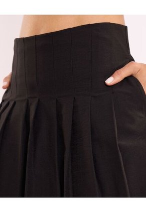 Falda  Para Mujer Corto Color Negro Marca Atmos #31140039