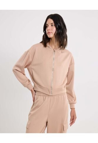 Buzo Para Mujer Hoodie Color Beige Marca Atmos #31060059 Atmos