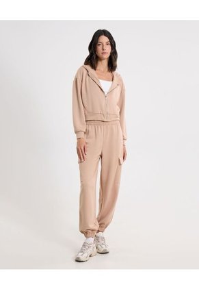 Buzo Para Mujer Hoodie Color Beige Marca Atmos #31060059