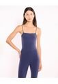Enterizo Deportivo Con Aberturas  Para Mujer Azul Atmos de Atmos