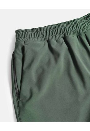 Bermuda  Para Hombre Deportiva Largo Color Verde Marca Atmos #32100154