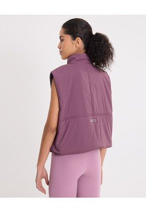 Chaleco Para Mujer Acolchado Color Morado Marca Atmos #31250008