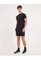 Bermuda Para Hombre Deportiva Corto Color Negro Marca Atmos #32100114 de Atmos
