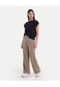 Pantalón Amplio Plush  Para Mujer Verde Atmos de Atmos