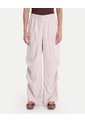 Pantalón Parachute Microcomfort  Para Mujer Crema Atmos de Atmos