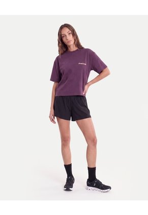 Short Cross Con Biker Interno  Para Mujer Negro Atmos