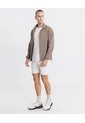 Camiseta Manga Corta Slim Fit Básica Plush  Para Hombre Crema Atmos de Atmos