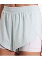 Short Biker Corte Láser Activo  Para Mujer Verde Atmos de Atmos