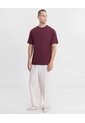 Pantalon Barrel En  Rayas  Para Hombre Beige Atmos de Atmos