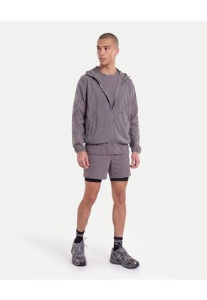 Chaqueta Rompevientos Active Guardable Para Hombre Gris Atmos