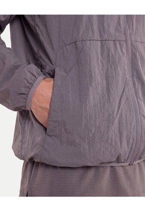 Chaqueta Rompevientos Active Guardable Para Hombre Gris Atmos