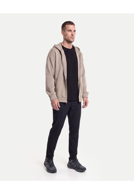 Camiseta Boxy Plush Manga Corta  Para Hombre Negro Atmos