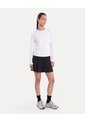 Camiseta Manga Larga Cuello Bonding  Para Mujer Blanco Atmos de Atmos