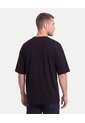 Camiseta Boxy Plush Manga Corta  Para Hombre Negro Atmos de Atmos