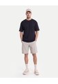 Camiseta Básica Manga Corta Oversize  Para Hombre Negro Atmos de Atmos